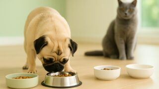 第2章‐5🐾食器の選び方と配置の5つの工夫 ― 多頭飼いでも安心の食事スペースづくり ―