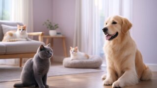 第4章-9🐾 大型犬と猫の同居注意点|体格差がある組み合わせで気をつけたいポイント