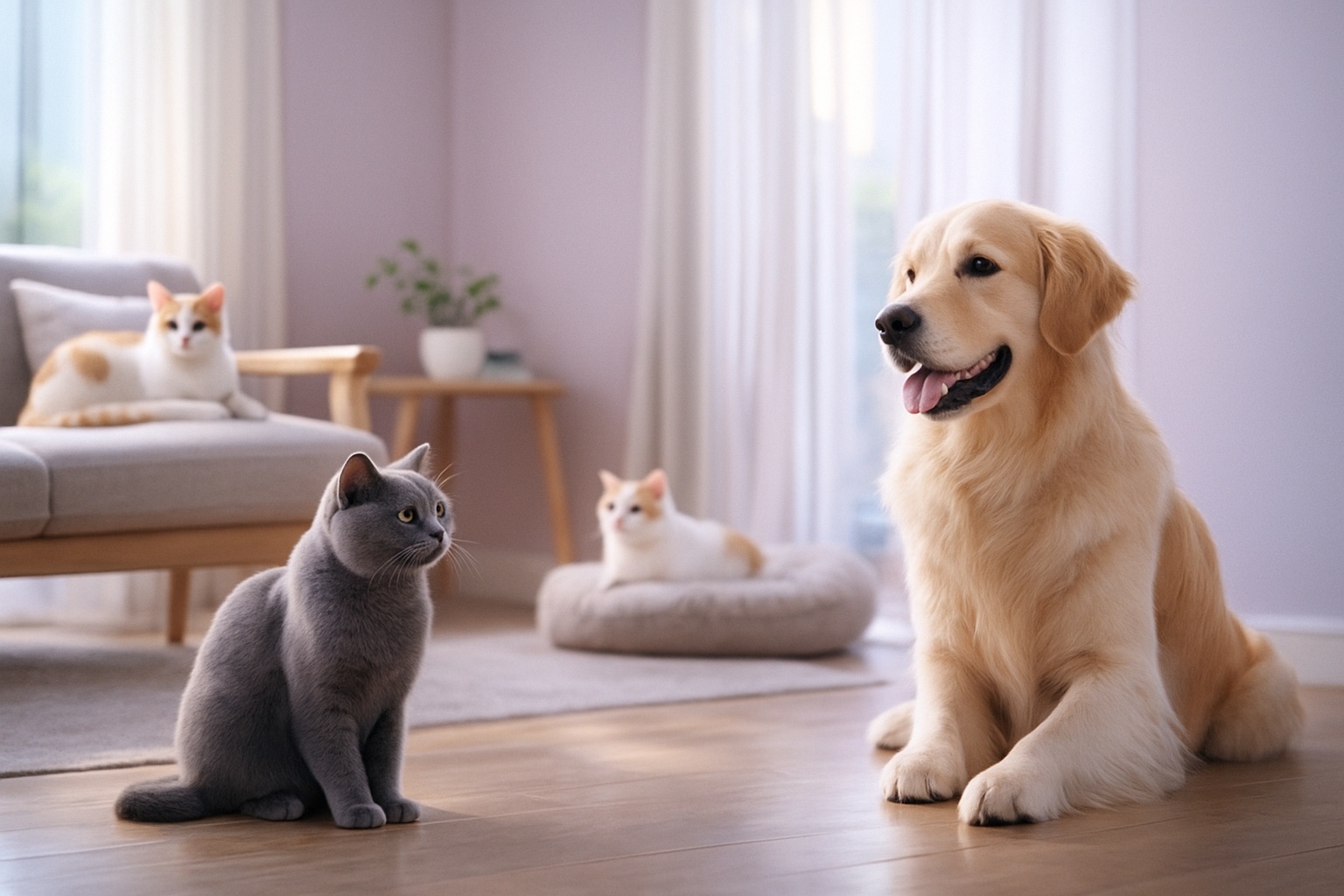 第4章-9🐾 大型犬と猫の同居注意点｜体格差がある組み合わせで気をつけたいポイント